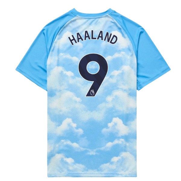 2026-2027 Man City Warm Up Jersey (Icy Blue) (Haaland 9) — Buy Now