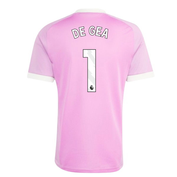 2026-2027 Man Utd Away Goalkeeper Shirt (Pink) - Kids (De Gea 1)