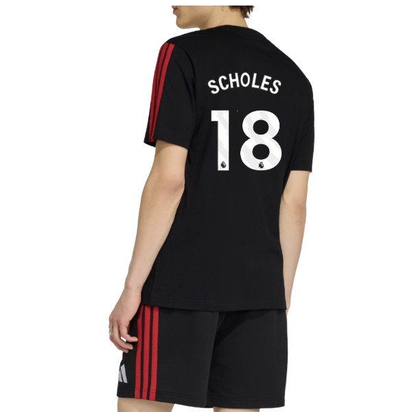 2026-2027 Man Utd DNA Tee (Black) (Scholes 18) — Shop Online