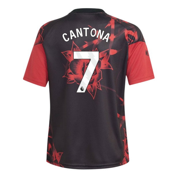 2026-2027 Man Utd Home Pre-Match Shirt (Red) - Kids (Cantona 7) — Shop Online