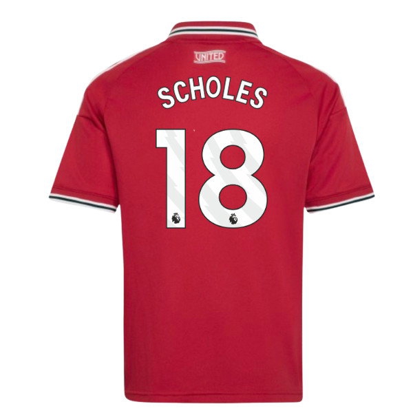 2026-2027 Man Utd Home Shirt (Kids) (Scholes 18) — Shop Now