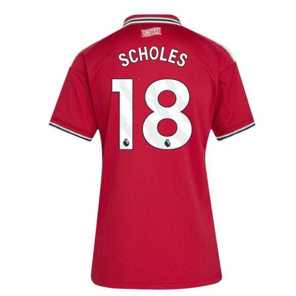 2026-2027 Man Utd Home Shirt (Womens) (Scholes 18) — Buy Now