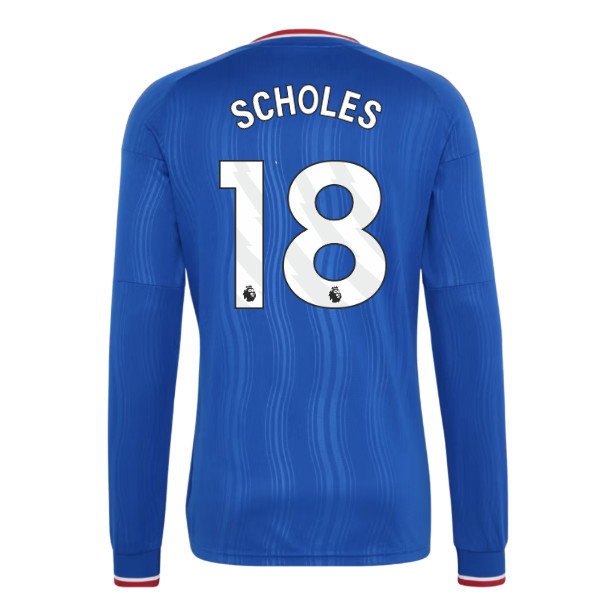 2026-2027 Man Utd Long Sleeve Away Shirt (Scholes 18) — Shop Online
