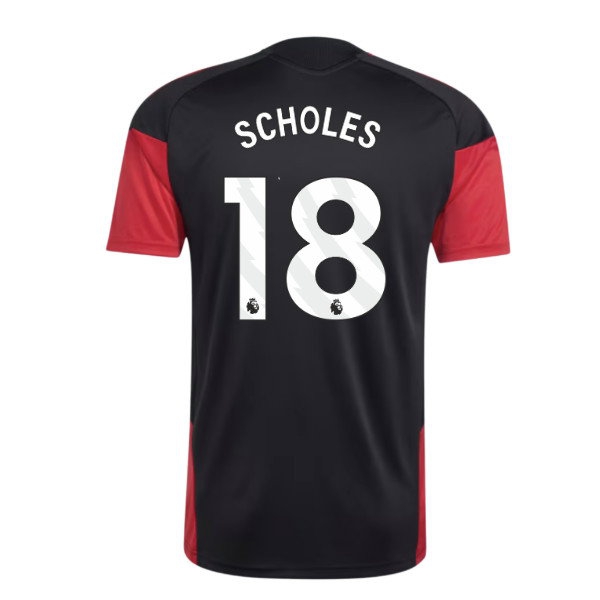 2026-2027 Man Utd Training Jersey (Black) (Scholes 18) — Buy Online