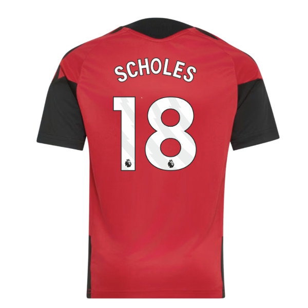 2026-2027 Man Utd Training Jersey (Red) - Kids (Scholes 18) — Buy Online