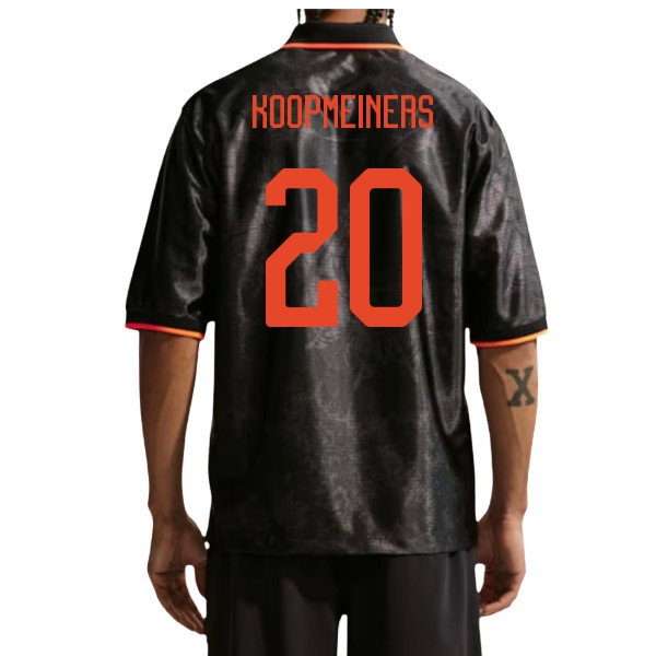 2026-2027 Netherlands Dri-Fit Energy Shirt (Black) (Koopmeiners 20) — Buy Online