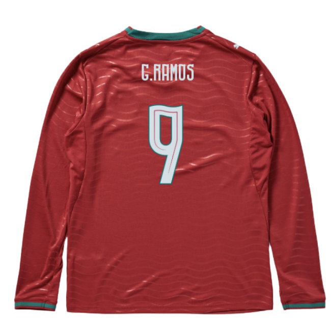 2026-2027 Portugal Long Sleeve Home Shirt (G.Ramos 9) — Buy Online