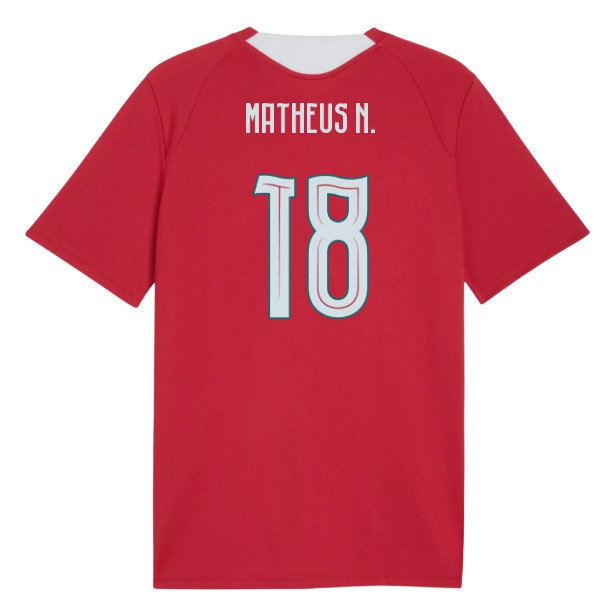 2026-2027 Portugal Training Jersey (Red) (Matheus N. 18)