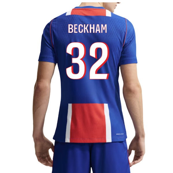 2026-2027 PSG Authentic Aero-Fit Match Home Shirt (Beckham 32)