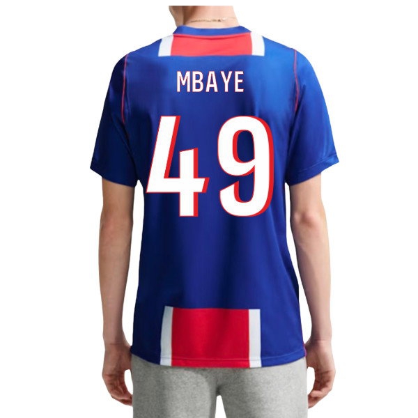 2026-2027 PSG Paris Saint Germain Home Shirt (Mbaye 49) — Shop Now