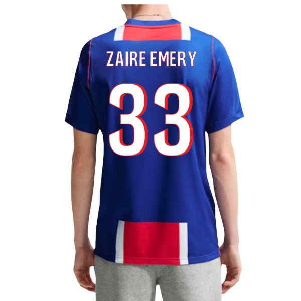2026-2027 PSG Paris Saint Germain Home Shirt (Zaire Emery 33)