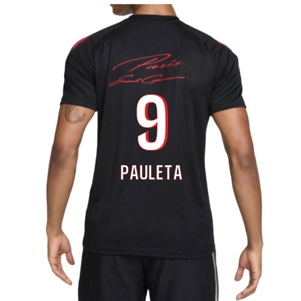 2026-2027 PSG Strike Training Shirt (Black) (Pauleta 9) — Shop Now