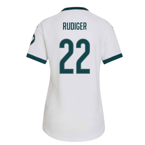 2026-2027 Real Madrid match-style Home Shirt (Womens) (Rudiger 22)