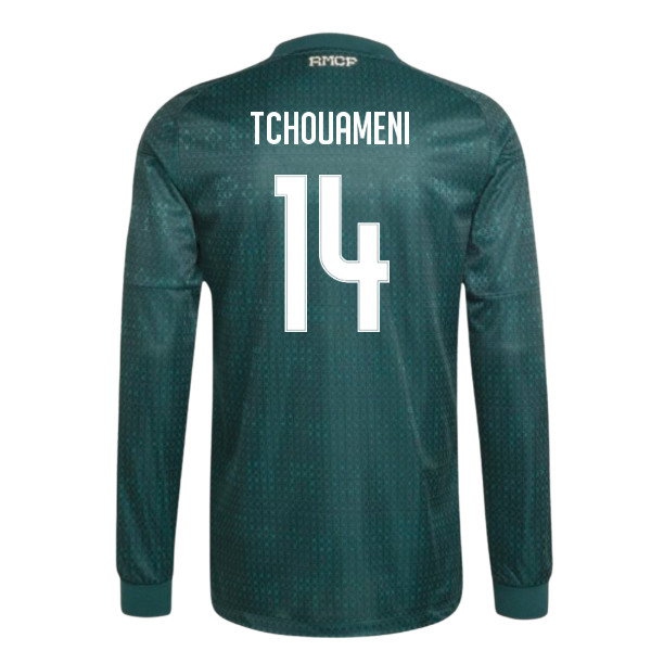 2026-2027 Real Madrid Player Version Long Sleeve Away Shirt (Tchouameni 14) — Buy Now