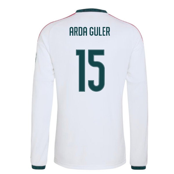 2026-2027 Real Madrid Long Sleeve Home Shirt (Arda Guler 15) — Buy Now