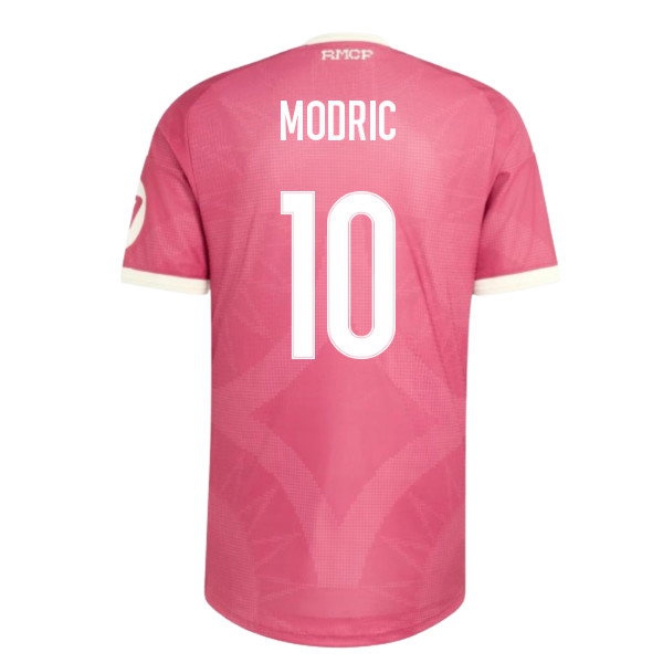 2026-2027 Real Madrid Third Player Version Shirt (Pink) (Modric 10) — Shop Now