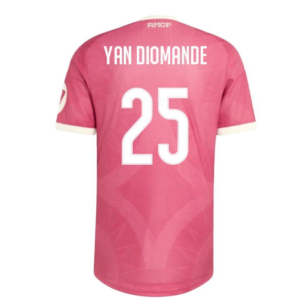 2026-2027 Real Madrid Third match-style Shirt (Pink) (Yan Diomande 25)