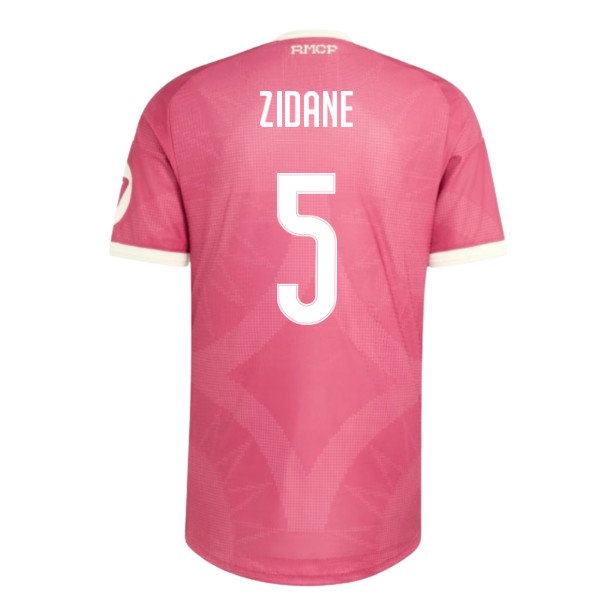 2026-2027 Real Madrid Third match-style Shirt (Pink) (Zidane 5)