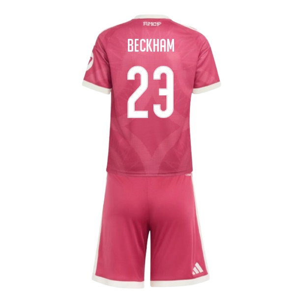 2026-2027 Real Madrid Third Youth Kit (Beckham 23)