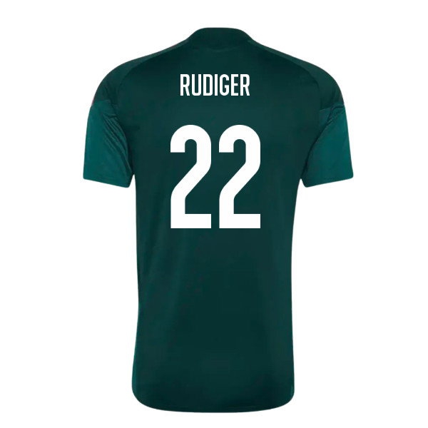 2026-2027 Real Madrid Training Jersey (Aurora Ivy) (Rudiger 22)