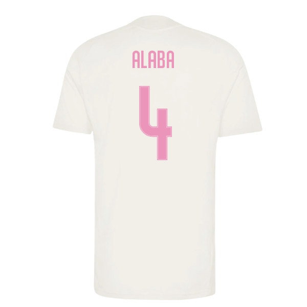 2026-2027 Real Madrid Training Jersey (Ivory) (Alaba 4)