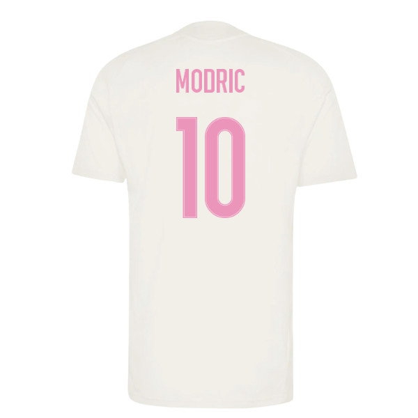 2026-2027 Real Madrid Training Jersey (Ivory) (Modric 10) — Buy Now