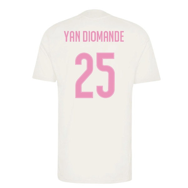 2026-2027 Real Madrid Training Jersey (Ivory) (Yan Diomande 25)