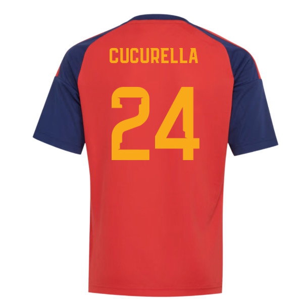 2026-2027 Spain Home Fan Jersey (Kids) (Cucurella 24) — Shop Now