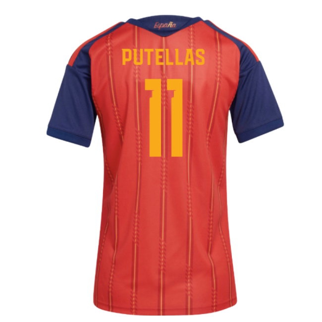 2026-2027 Spain Home Shirt (Womens) (Putellas 11) — Buy Online