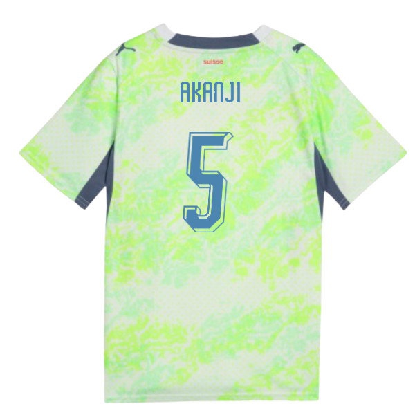 2026-2027 Switzerland Away Shirt (Kids) (Akanji 5) — Shop Online