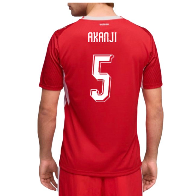 2026-2027 Switzerland Home Shirt (Akanji 5) — Buy Online