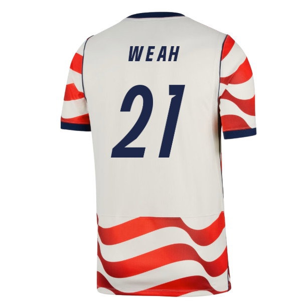 2026-2027 USA Home Shirt (Weah 21) — Shop Online
