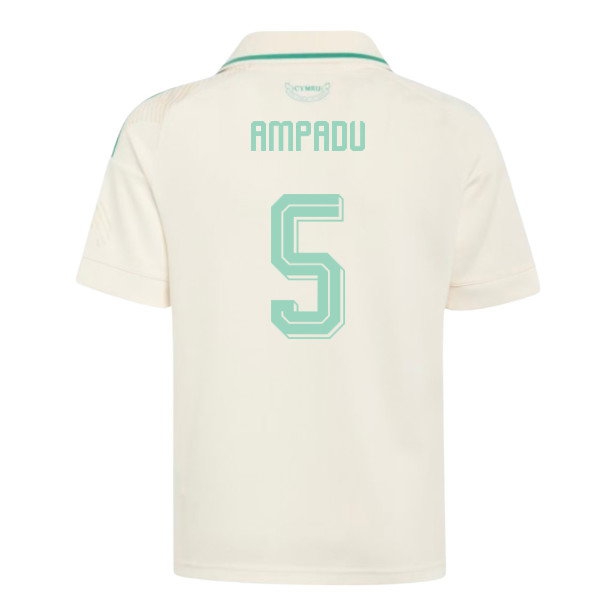 2026-2027 Wales Away Shirt (Kids) (Ampadu 5) — Shop Now