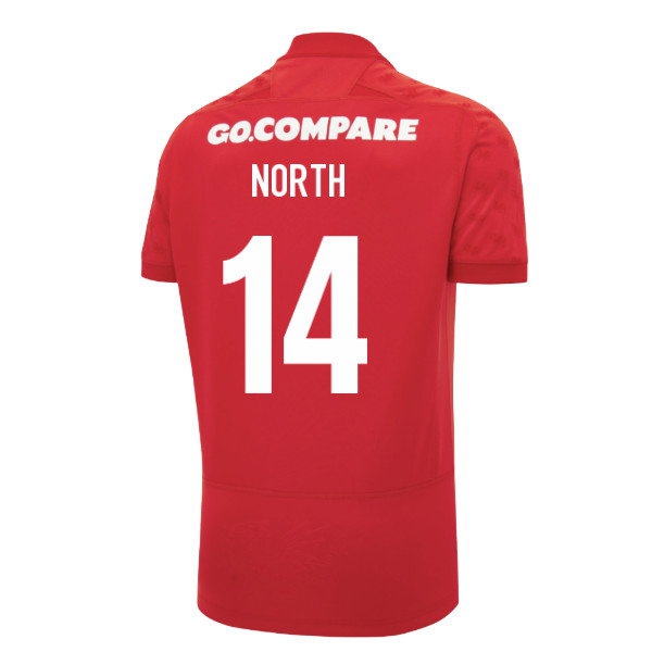 2026-2027 Wales WRU Home Poly Rugby Shirt (North 14) — Buy Online