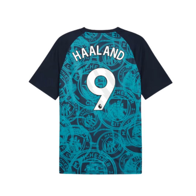2026 Man City Warm Up Jersey (Deep Navy) (Haaland 9) — Shop Online