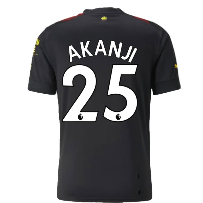 2022-2023 Man City Away Shirt (AKANJI 25) — Shop Online
