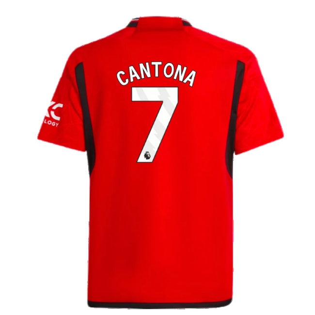 2023-2024 Man Utd Home Shirt (Kids) (Cantona 7) — Buy Online