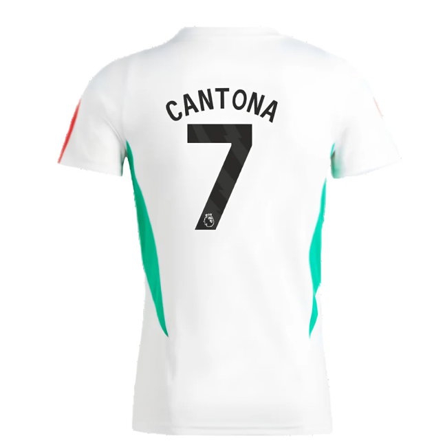 2023-2024 Man Utd Training Jersey (White) - Ladies (Cantona 7) — Buy Online