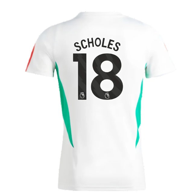 2023-2024 Man Utd Training Jersey (White) - Ladies (Scholes 18) — Shop Now