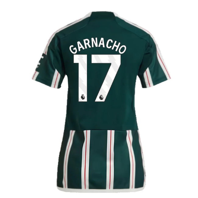 2023-2024 Man Utd Away Shirt (Ladies) (Garnacho 17) — Shop Now