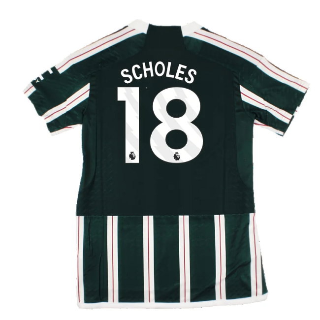 2023-2024 Man Utd Player Version Away Shirt (Ladies) (Scholes 18) — Shop Now