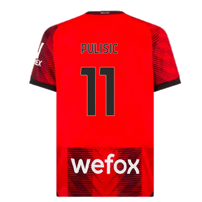 2023-2024 AC Milan Home Shirt (Pulisic 11)