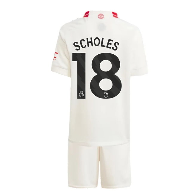 2023-2024 Man Utd Third Mini Kit (Scholes 18) — Shop Online