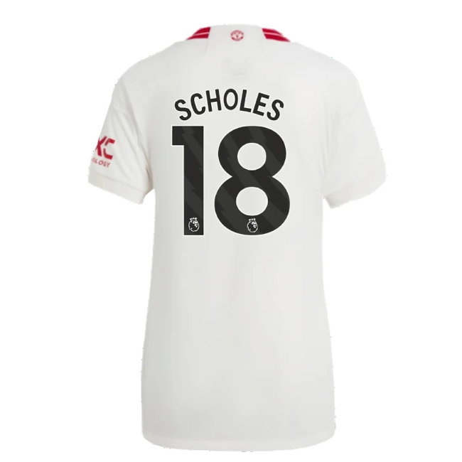 2023-2024 Man Utd Third Shirt (Ladies) (Scholes 18) — Shop Now