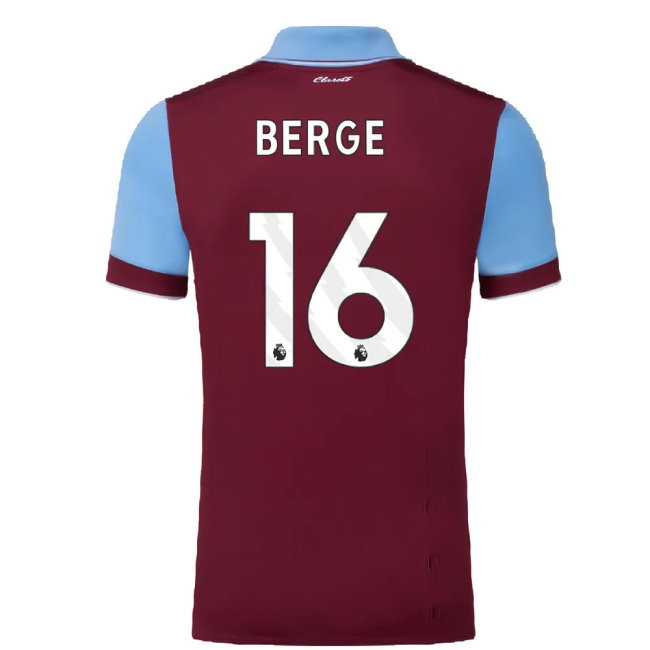 2023-2024 Burnley Home Shirt (Berge 16) — Shop Online