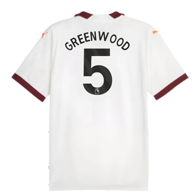 2023-2024 Man City Away Shirt (Greenwood 5) — Buy Online