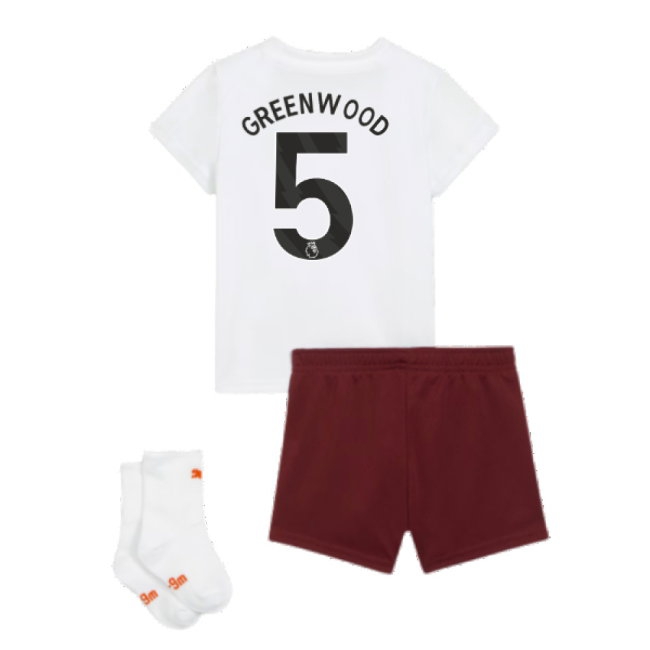 2023-2024 Man City Away Baby Kit (Greenwood 5) — Shop Now