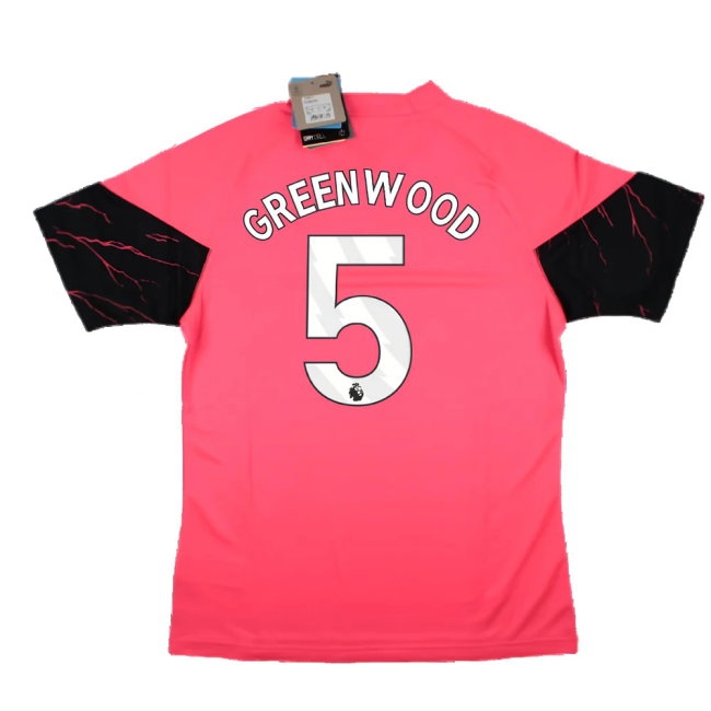 2023-2024 Man City Training Jersey (Sunset Glow) (Greenwood 5) — Buy Online