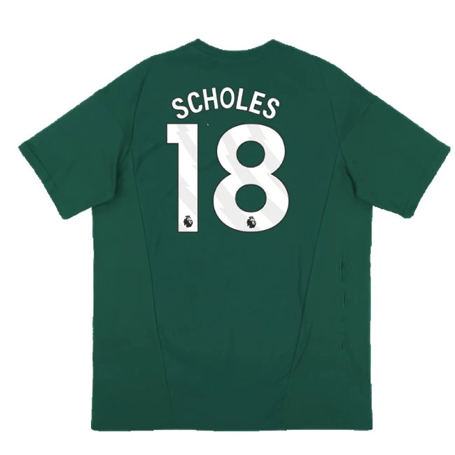 2023-2024 Man Utd Training Tee (Green) (Scholes 18) — Shop Now