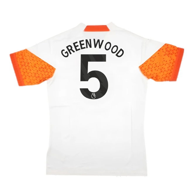 2023-2024 Man City Training Jersey Pro (Marble) (Greenwood 5) — Buy Now